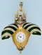 GOLD AND ENAMEL BEETLE FORM WATCH - image 1