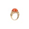 1970s coral cocktail ring - image 2
