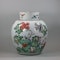 Chinese famille-verte ginger jar and cover, Kangxi (1662-1722) - image 1