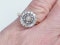Edwardian Pearl and Diamond Target Ring 1355 DBGEMS - image 4