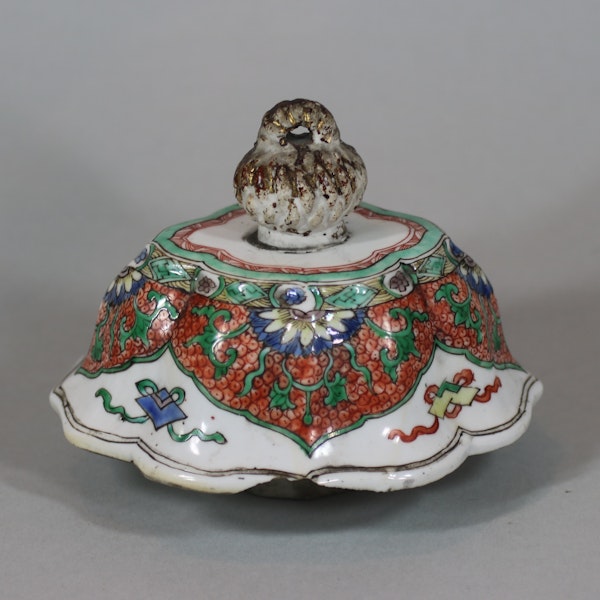 Chinese famille-verte multi-faceted vase Kangxi (1662-1722) - image 8