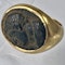 Ancient Greek bronze ring in later gold mount - image 1