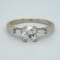 18K white gold 1.10ct Diamond Engagement Ring - image 1