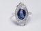 Art Deco Sapphire and Diamond Lozenge Ring  DBGEMS - image 1