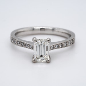 Platinum 1.02ct Diamond Solitaire Engagement Ring