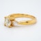 18K yellow gold 1.00ct Diamond Engagement Ring - image 3