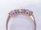 Edwardian Triple cluster diamond engagement ring  DBGEMS - image 1