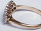 Edwardian Triple cluster diamond engagement ring  DBGEMS - image 5