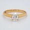 18K yellow gold 1.00ct Diamond Solitaire Engagement Ring - image 1