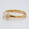 18K yellow gold 1.00ct Diamond Solitaire Engagement Ring - image 3