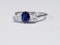 Art Deco Sapphire and Diamond Three Stone Ring  DBGEMS - image 3