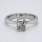 18K white gold 1.06ct Diamond Solitaire Engagement Ring - image 1