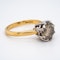 18K yellow gold 3.19ct Fancy Dark Brown Diamond Engagement Ring - image 2