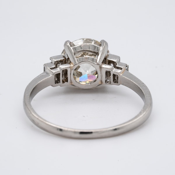 Platinum 2.32ct Diamond Engagement Ring - image 4