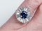 Sapphire and Diamond Ballerina Ring  DBGEMS - image 1