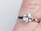 1.22ct modern brilliant cut diamond engagement ring  DBGEMS - image 4