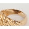 Vintage Van Cleef and Arpel 18 Karat Yellow Gold Crossover Ring, French circa 1950. - image 5
