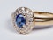 Victorian Sapphire and Diamond Cluster Ring  DBGEMS - image 3