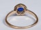 Edwardian Sapphire and Diamond Ring  DBGEMS - image 3