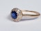 Edwardian Sapphire and Diamond Ring  DBGEMS - image 2