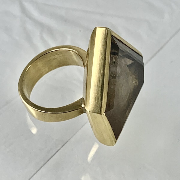 1970 probably by Grima, frog intaglio ring - image 4