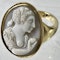 Seventeenth century cameo in later gold ring - image 1