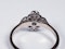 Art Deco Quatrafoil Diamond Engagement Ring  DBGEMS - image 4