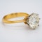 18K yellow gold 3.44ct Diamond Engagement Ring - image 2
