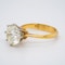 18K yellow gold 3.44ct Diamond Engagement Ring - image 3