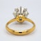 18K yellow gold 3.44ct Diamond Engagement Ring - image 4