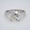 18K white gold 4.68ct Diamond Engagement Ring - image 1