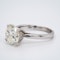 18K white gold 4.68ct Diamond Engagement Ring - image 3