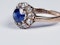 Victorian Sapphire and Rose Diamond Engagement Ring  DBGEMS - image 1
