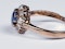 Victorian Sapphire and Rose Diamond Engagement Ring  DBGEMS - image 4