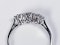 Art deco three stone diamond engagement ring 4730   DBGEMS - image 2