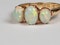 Antique opal three stone ring  DBGEMS - image 2