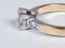 Princess cut diamond engagement ring  DBGEMS - image 3