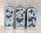 THREE SIMILAR CHINESE BLUE AND WHITE SQUARE ‘GIN BOTTLE’ FLASKS, WANLI (1573 - 1619) - image 1