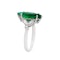 Marquise shaped emerald ring - image 2