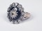Antique diamond and garnet panel ring 4590   DBGEMS - image 2