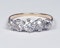 Antique five stone diamond engagement ring 4457   DBGEMS - image 3
