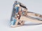 Blue topaz and diamond dress ring  DBGEMS - image 5