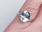 Oval aquamarine and diamond dress ring  DBGEMS - image 5
