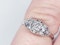 Cool Art Deco Diamond Engagement Ring  DBGEMS - image 2