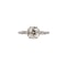Edwardian 1.43ct single diamond platinum ring - image 5