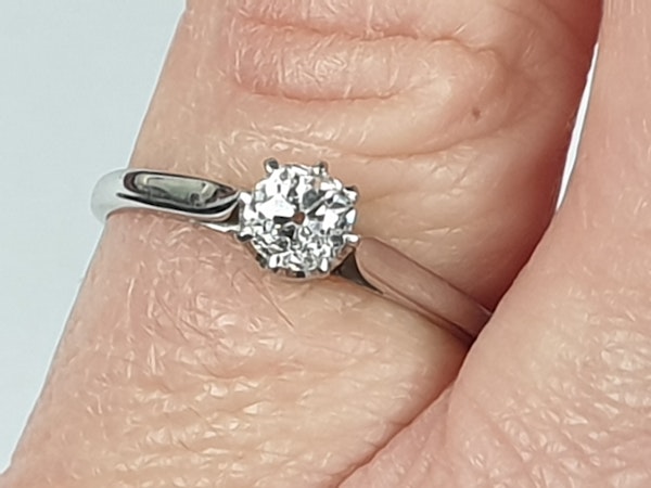 Old Cut Diamond Engagement Ring SKU: 3235   DBGEMS - image 3