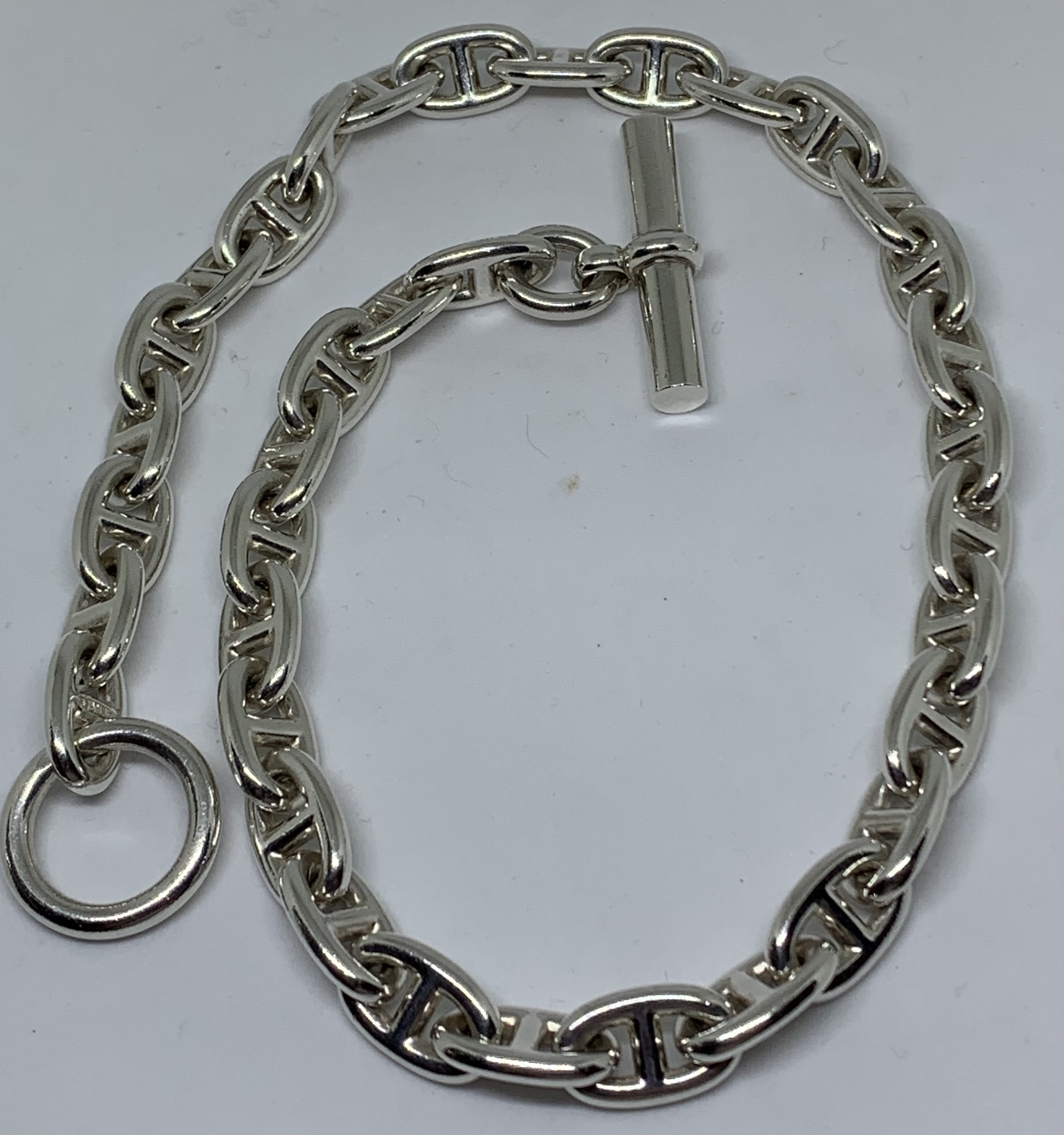 Hermes Chaine d'Ancre Sterling Silver Necklace Large Model at 1stDibs |  hermes chaine d'ancre necklace silver, chaine d'ancre hermes necklace,  hermes d'ancre necklace