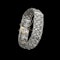 MM5651br Edwardian fine diamond platinum bracelet/ choker 1910c - image 3