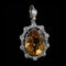 MM6270p Edwardian Topaz diamond gold platinum pendant 1910c - image 2
