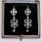 Georgian all diamond earrings with detachable tops - image 2